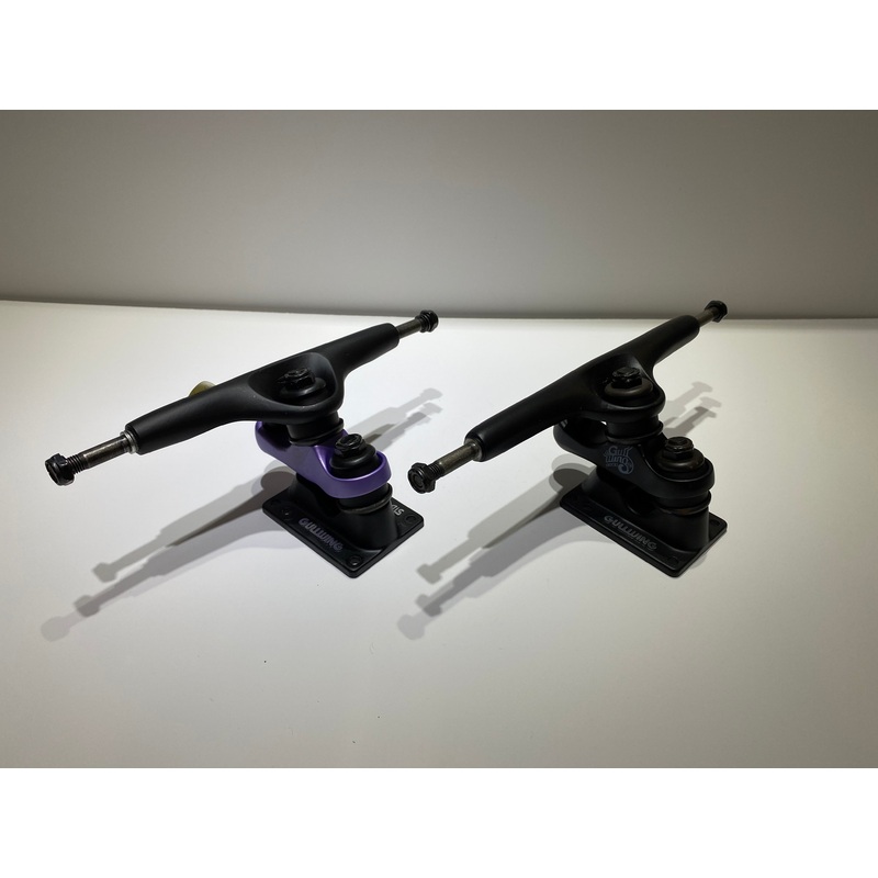 Gullwing 9.0 Sidewinder II Trucks Carve Black Black