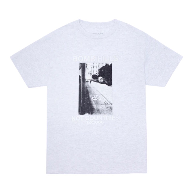 GX1000 Bomb Hills Not Countries Tee [Ash] S Navy