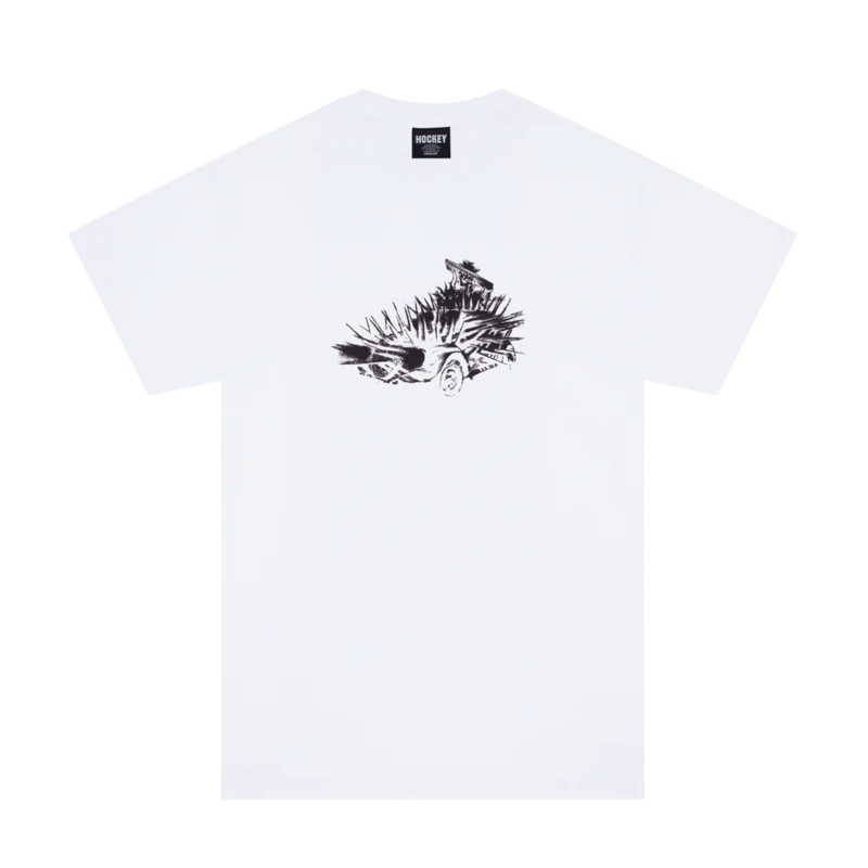 Hockey Spike Tee White LG