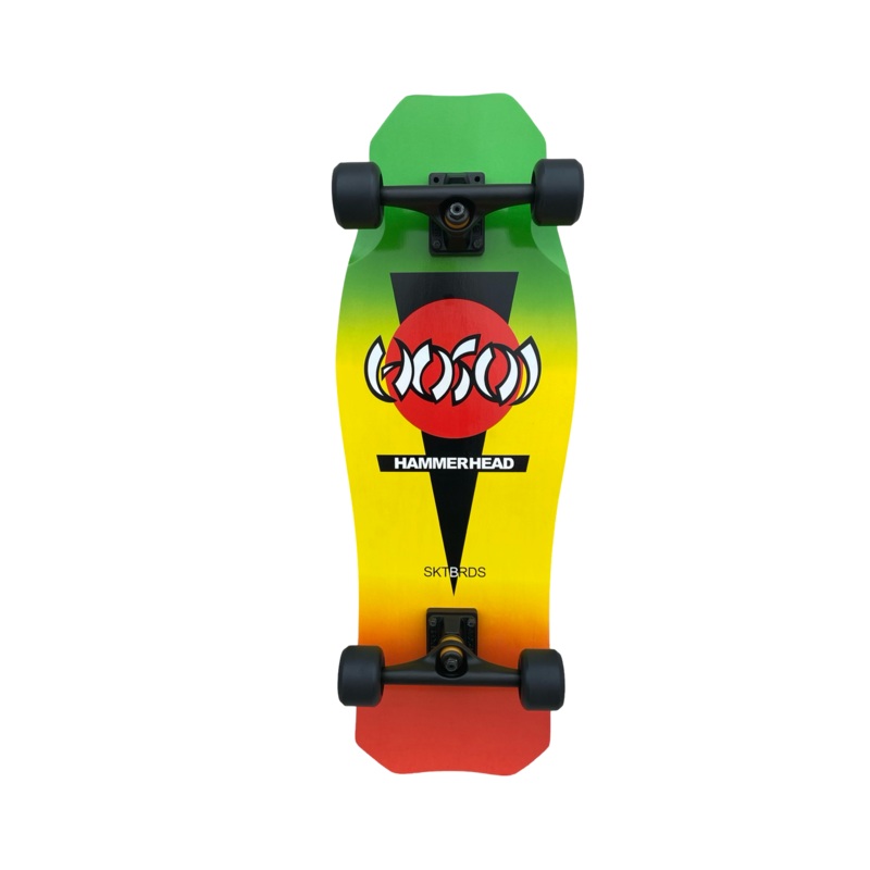 Hosoi O.G. Hammerhead Rasta 10.5″ Complete Skateboard