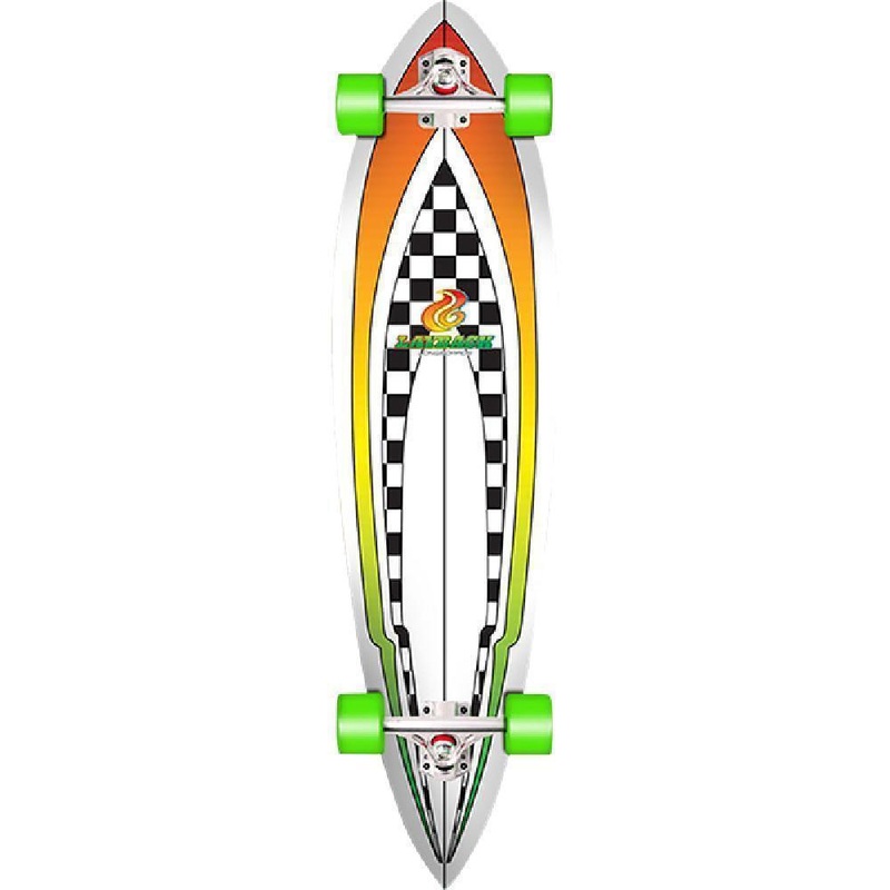Layback Throwback 40″ Pintail Longboard Complete
