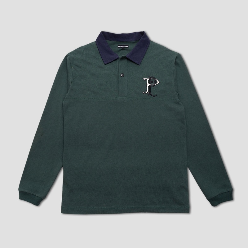 PassPort Monogram Polo Jersey Forest Green Small