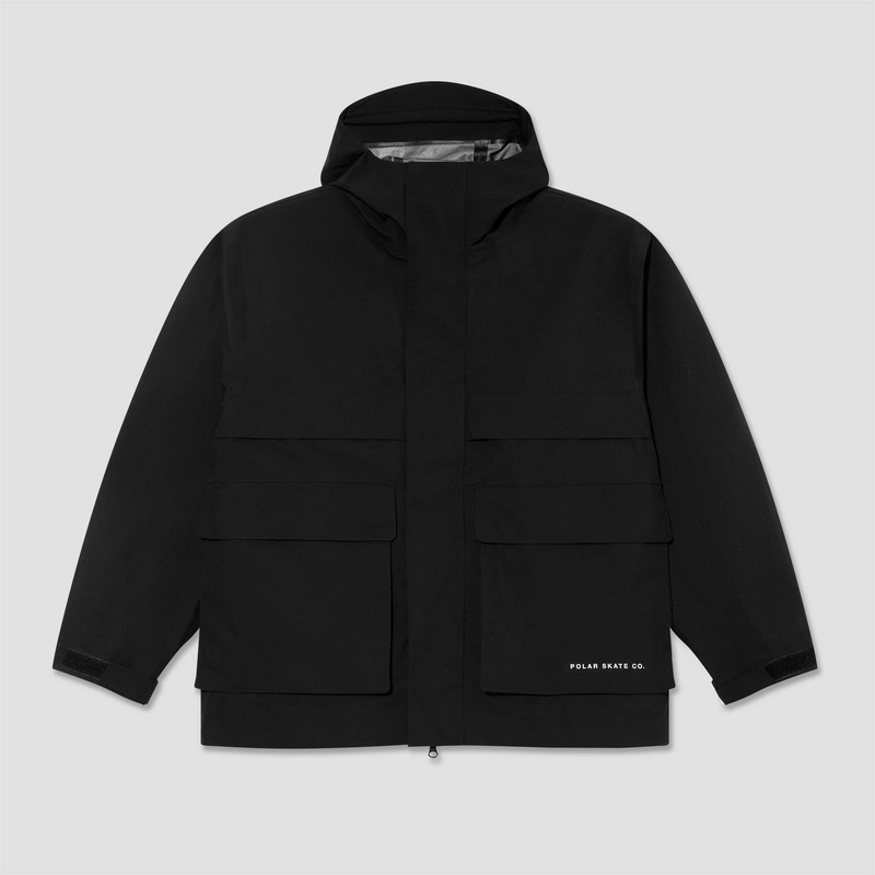 Polar Cargo Shell Jacket Black Small