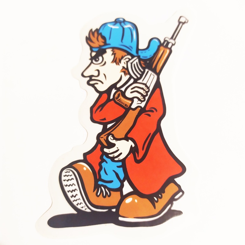 Polar Skateboard Sticker – 12cm high approx