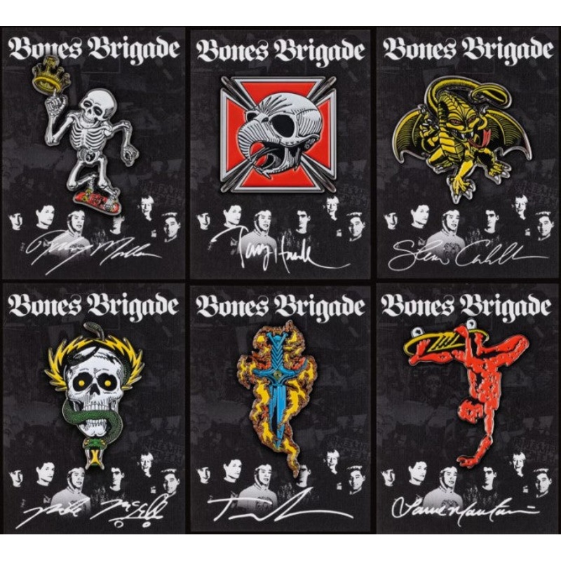 Powell Peralta “Bones Brigade” Lapel Pins Hawk