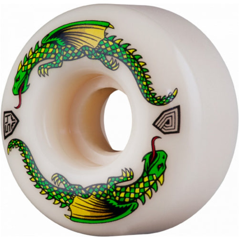 Powell Peralta Dragon Formula Wheels White 54MM x 32MM 93A 54mm