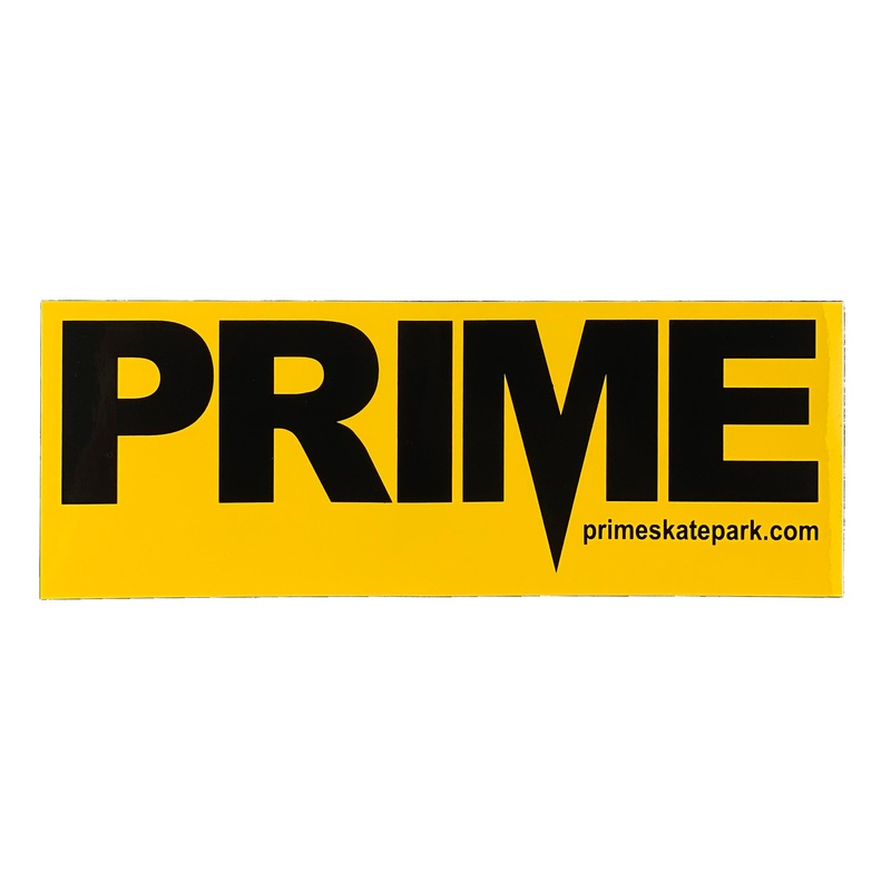 Prime Delux OG SP Sticker XXL – Taxi Yellow / Black