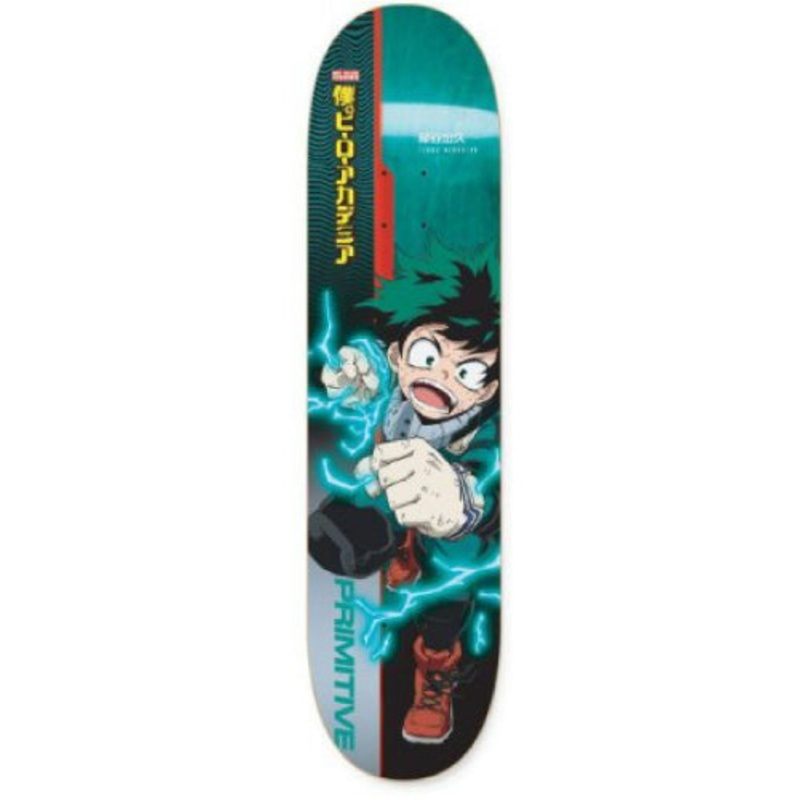Primitive X My Hero Academia Izuku Midoriya Skateboard Deck 8.5″ 8.5″