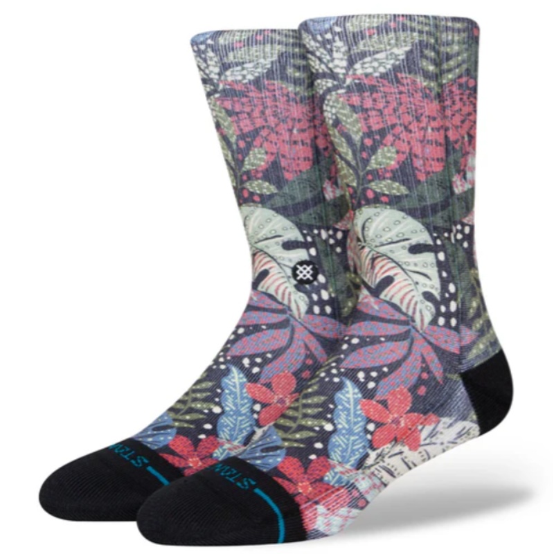 Stance Secret Garden Crew Socks Medium Multi