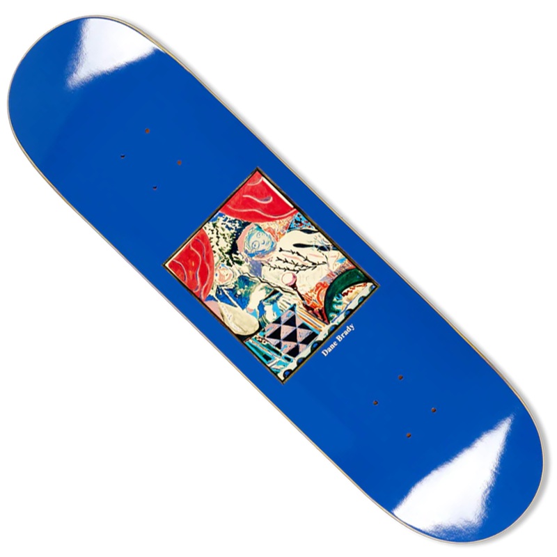 Time Travelers 8.5 Dane Brady Polar Skateboards Blue Deck