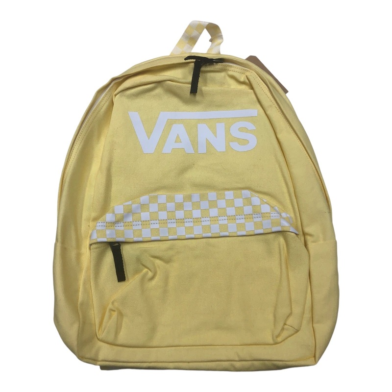 VANS BACKPACK YELLOW WHITE OS