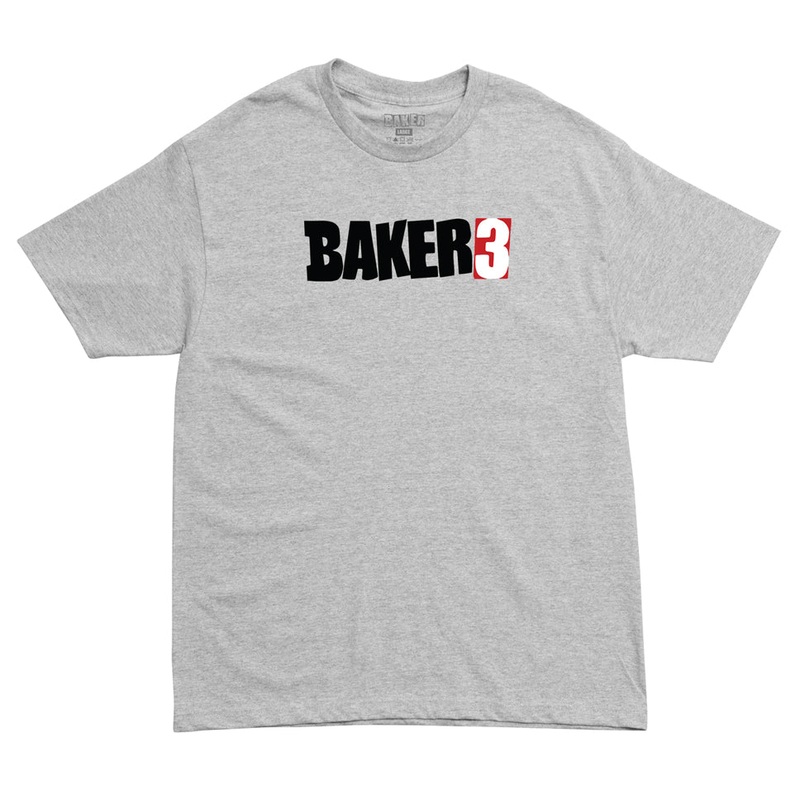 Baker Baker 3 T Shirt Heather Grey Small