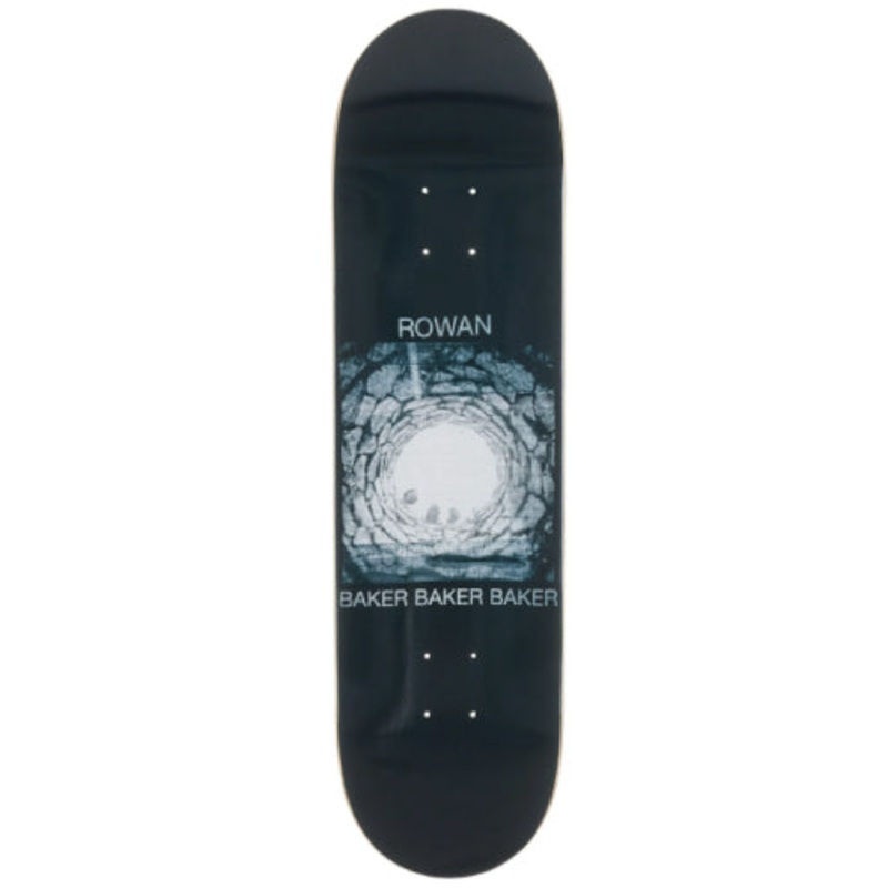Baker Rowan Zorilla Distressing Sensation Black Skateboard Deck 8.25″ 8.25″