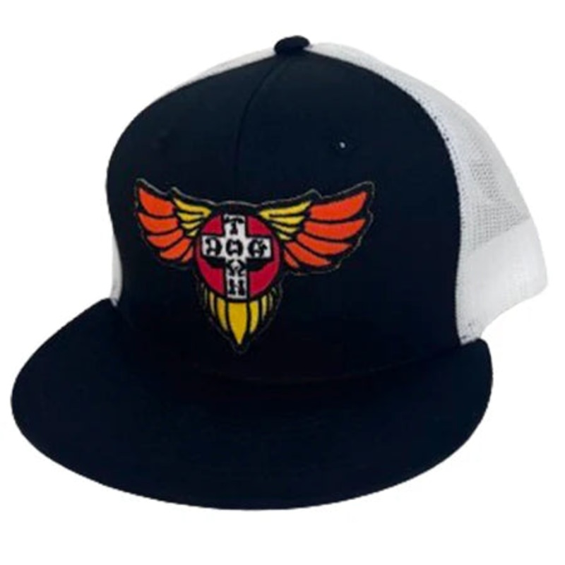 Dogtown Wings Patch OG 70s Mesh Hat Black/White OS
