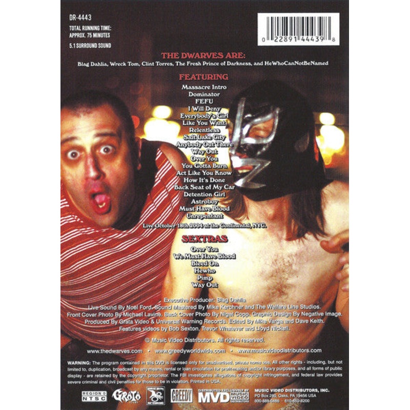 Dwarves – F**k You Up And Get Live Music DVD