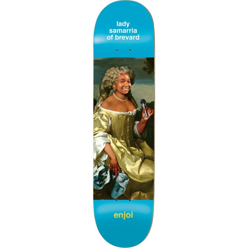 Enjoi Brevard Renaissance 8.37″ Light Blue Skateboard Deck