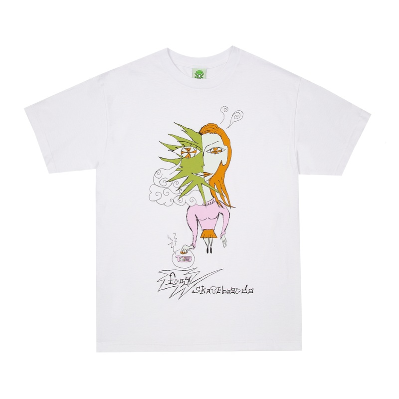 Frog Distracted T Shirt White S