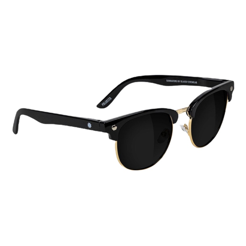 Glassy Morrison Polarized – Black/Gold OS