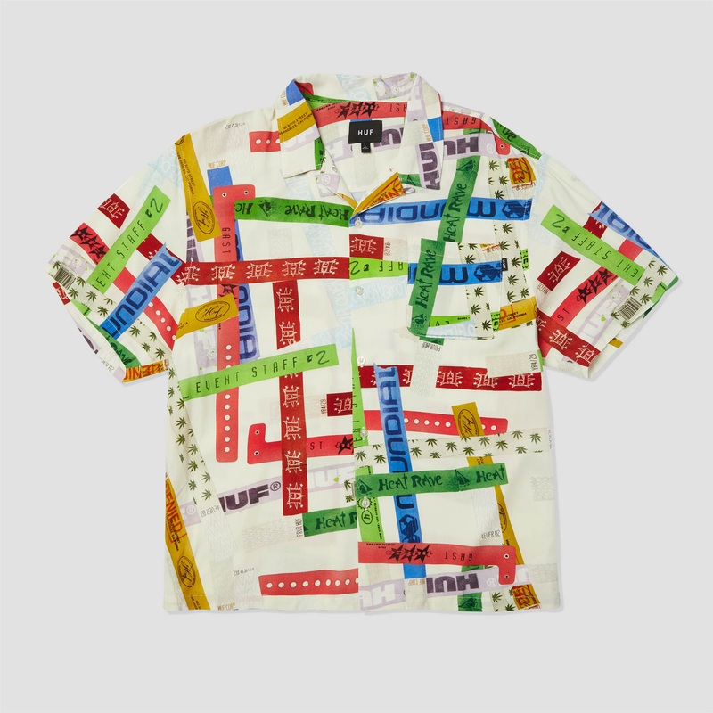 Huf Admission Shortsleeve Resort Shirt Small