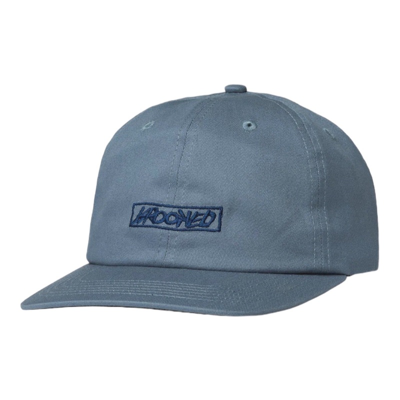 Krooked Moonsmile Script Strapback Hat Blue OS