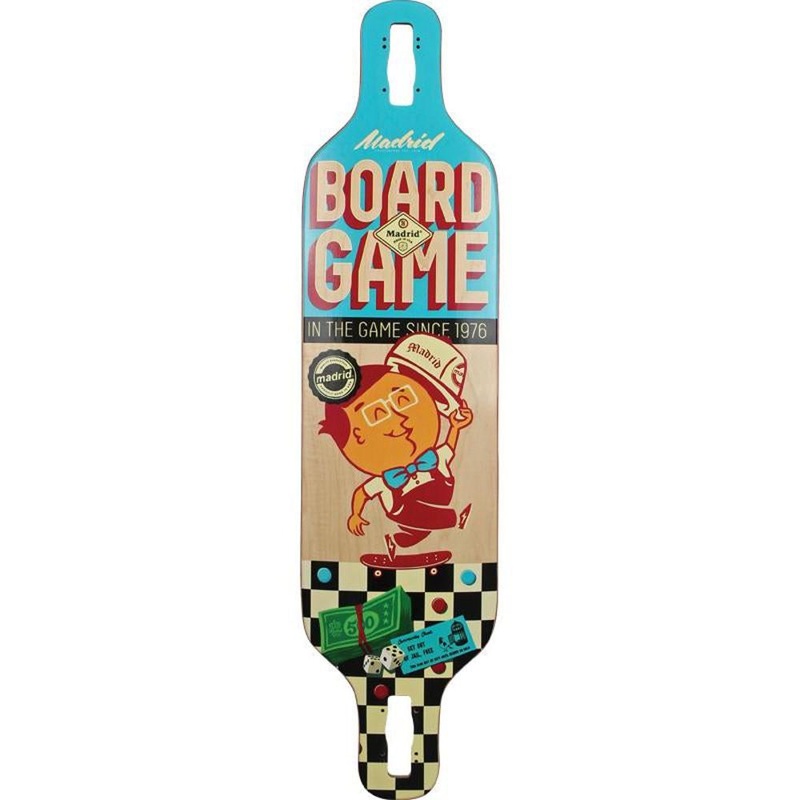 Madrid Boardgame Dream Carving Drop Through 39″ Longboard Deck