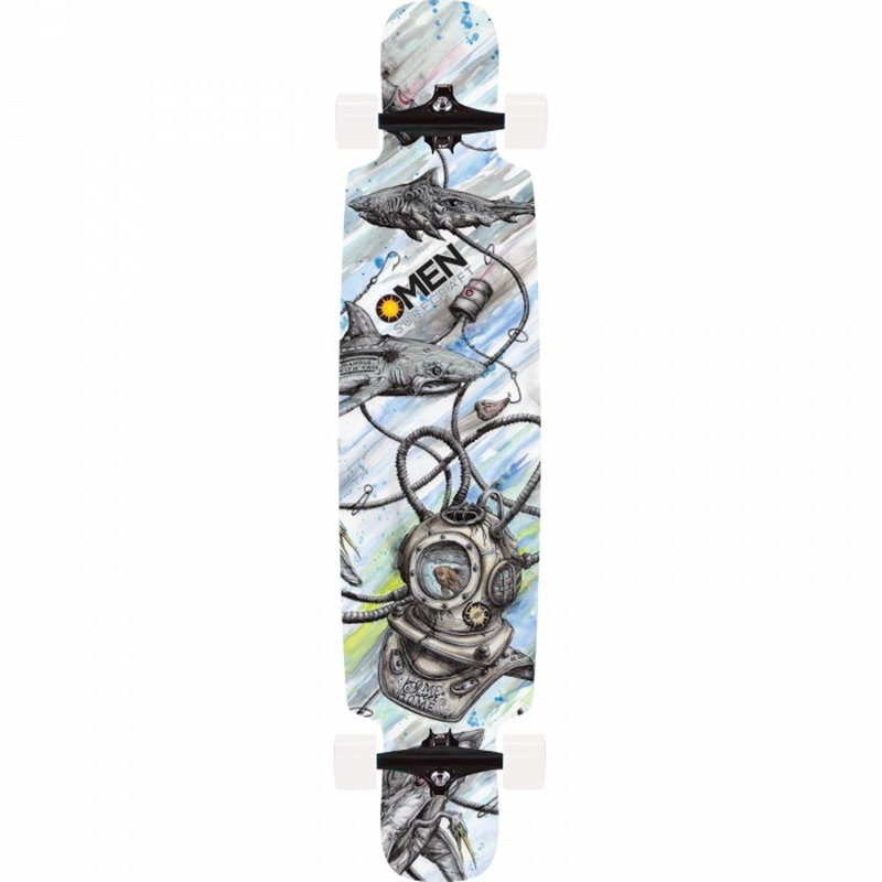 Omen Home Sweet Home 41.5″ Double Drop Longboard Complete