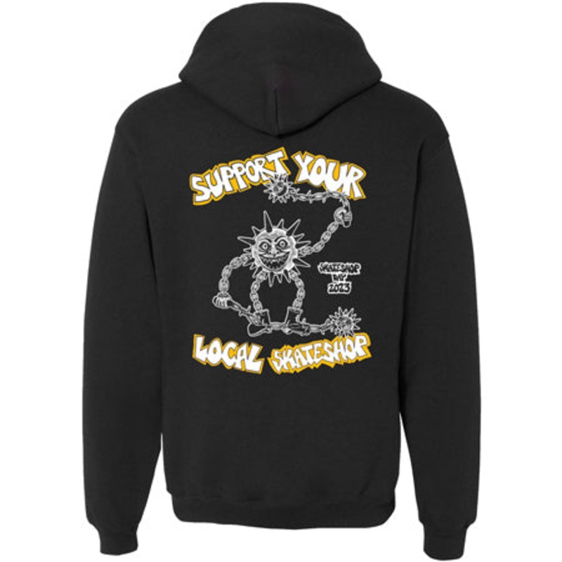 Skate Shop Day SPoT Skate Shop Day 2023 Pullover Hooded Sweatshirt Black Small