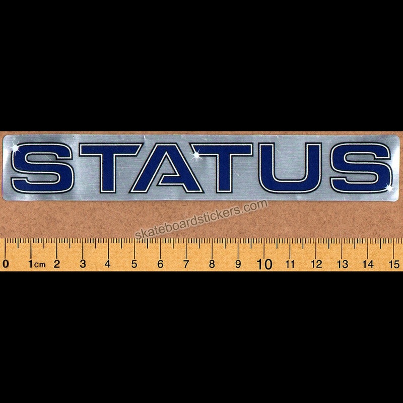 Status Skateboard Sticker