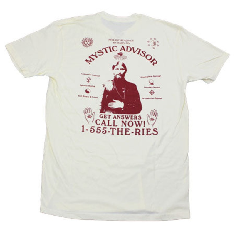 Theories Mystic Advisor T Shirt Natural/ Merlot Extra Large