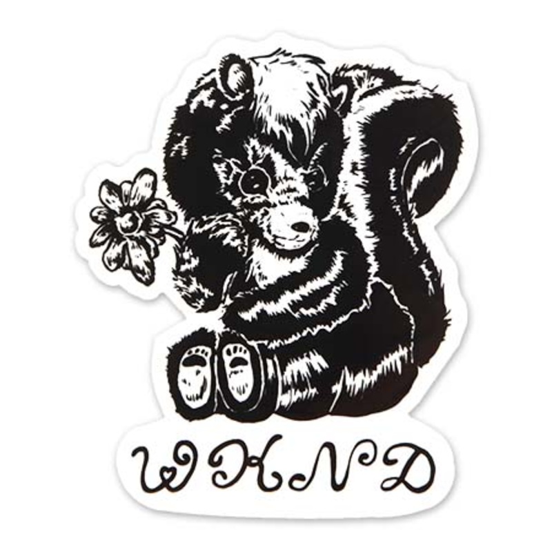 WKND Skateboards Skunk Sticker N/A 4″