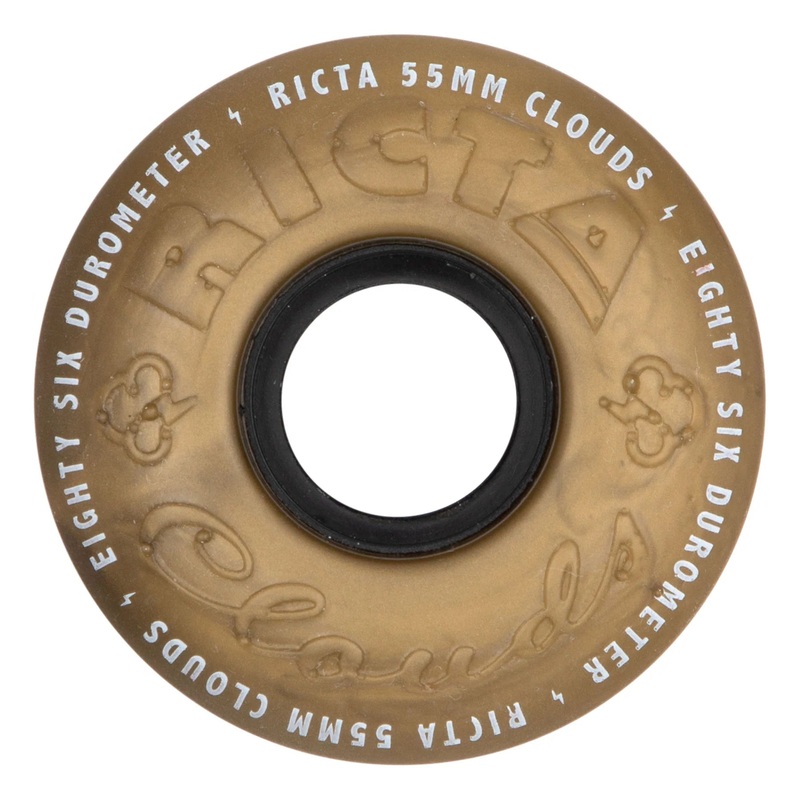55mm Clouds Metallic Gold 86a Ricta Wheels