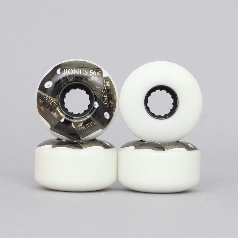 Bones 56mm 80A ATF Mini DV’s Skateboard Wheels White