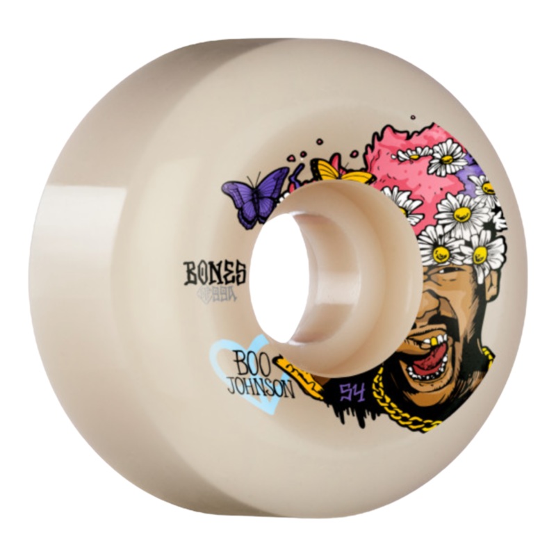 Bones Wheels STF Pro Boo Just Have Fun 54mm V6 Wide-Cut 99a 54mm