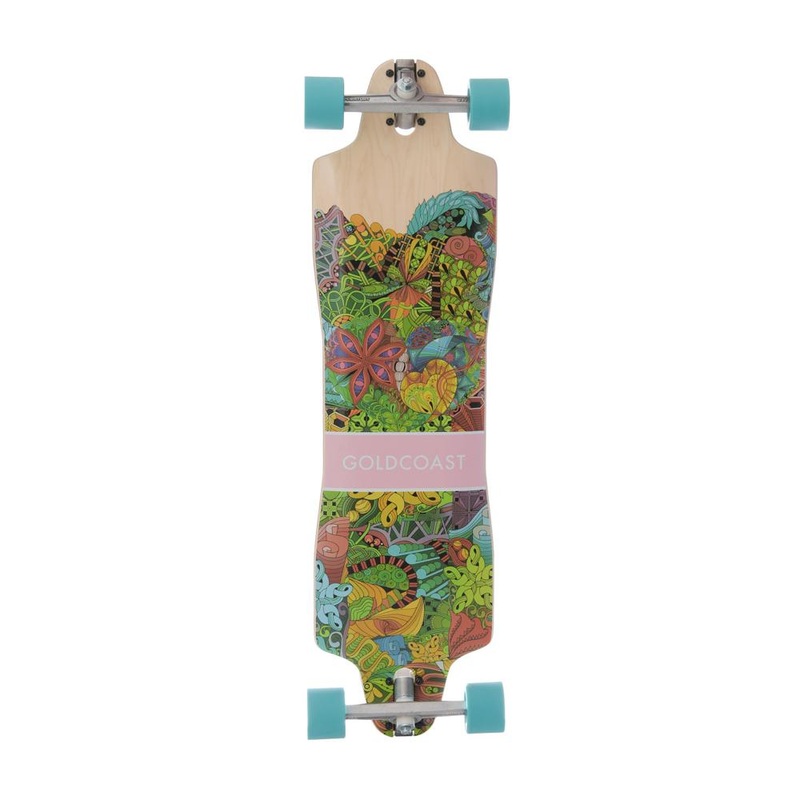 GoldCoast Namaste 36″ Drop Through Longboard Complete