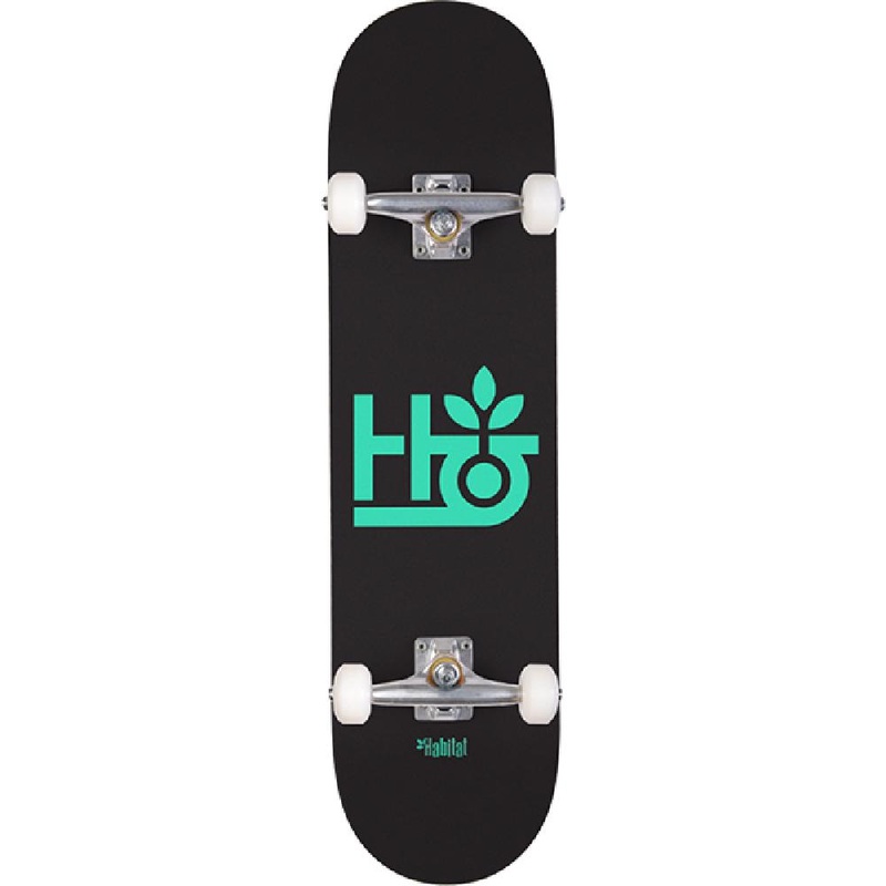 Habitat Pod Black/Teal 8.0″ Complete Skateboard Complete