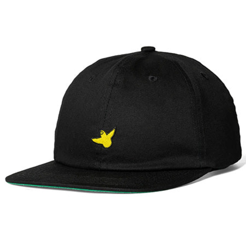 Krooked Birdie Strap-Back Hat Black One size fits all