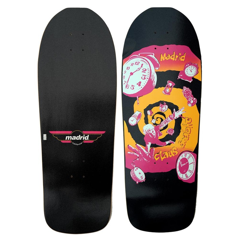 Madrid Retro Claus Grabke | Metallic Limited Edition | 30.5″ Old School Longboard Deck