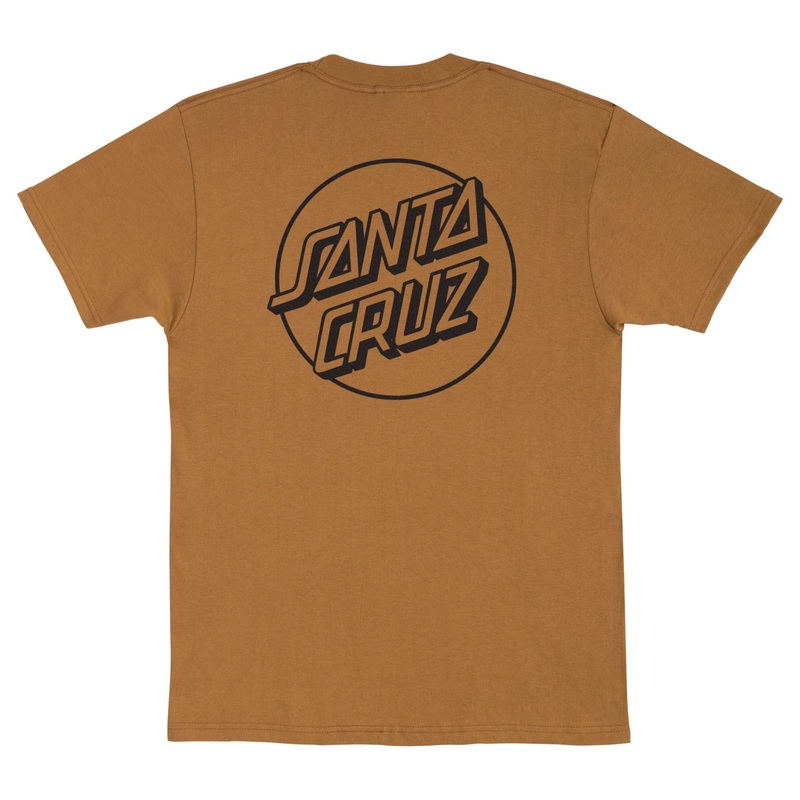 SANTA CRUZ DOT BROWN SUGAR S/S SHIRT S