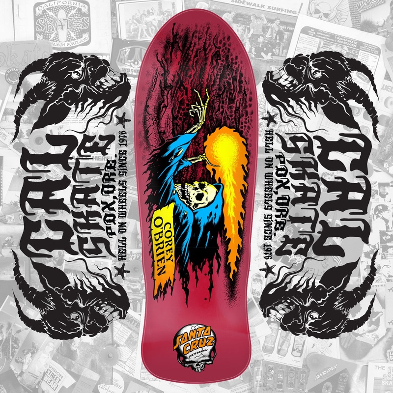 Santa Cruz Skateboards “Corey O’Brien – Reaper” 9.85″ Deck PRE-ORDER