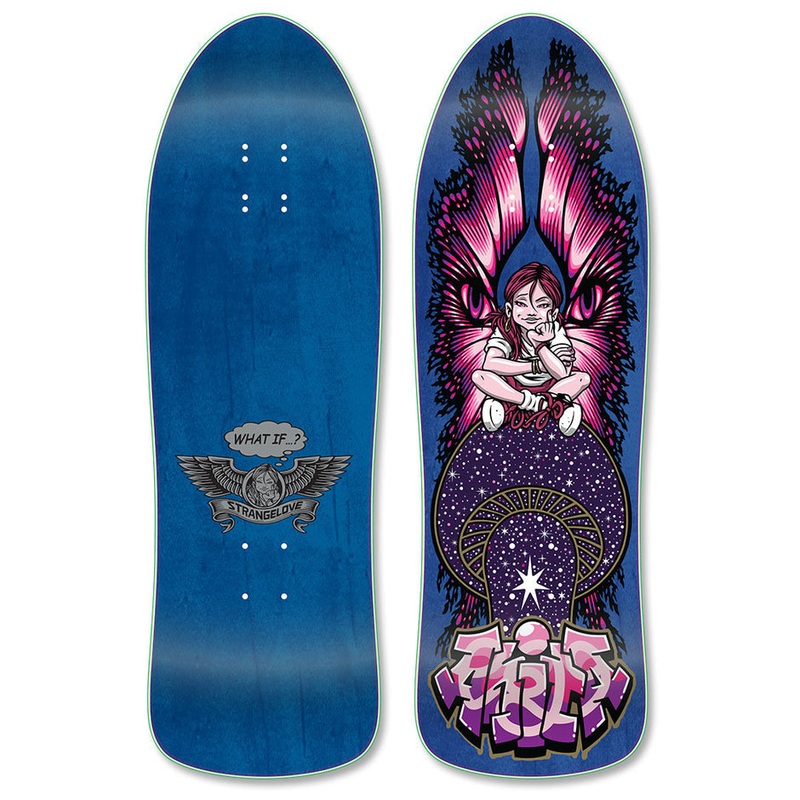 StrangeLove Anita Blue Stain 9.6″ Skateboard Deck