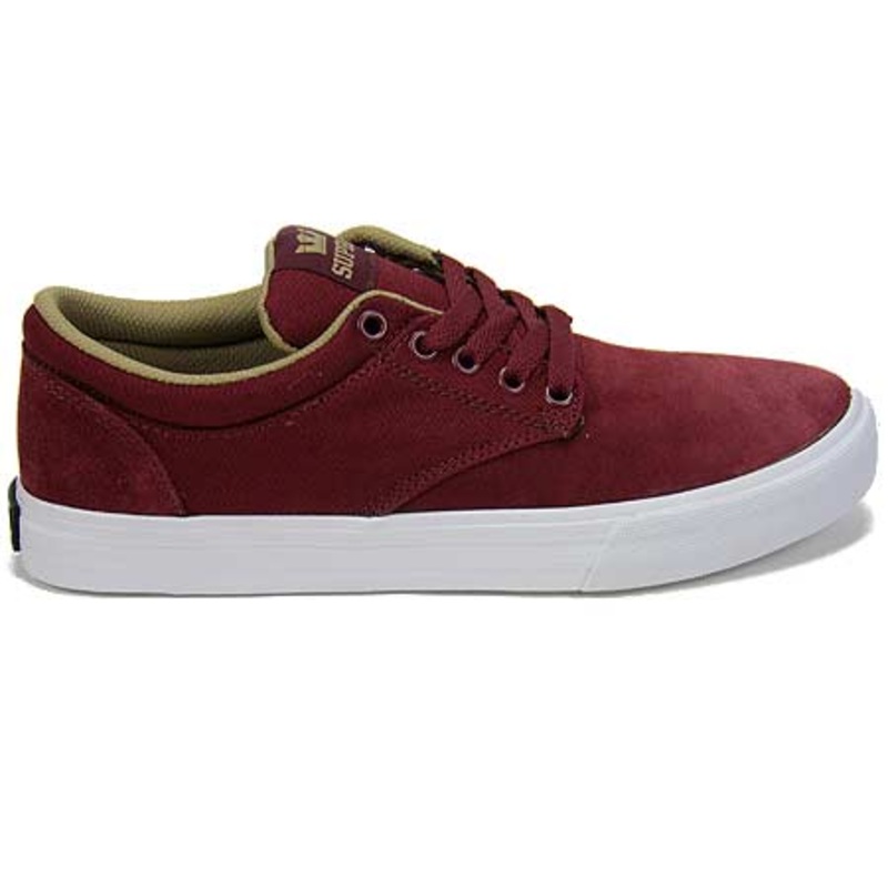 Supra Chino Shoes Burgundy/ Khaki 10.5