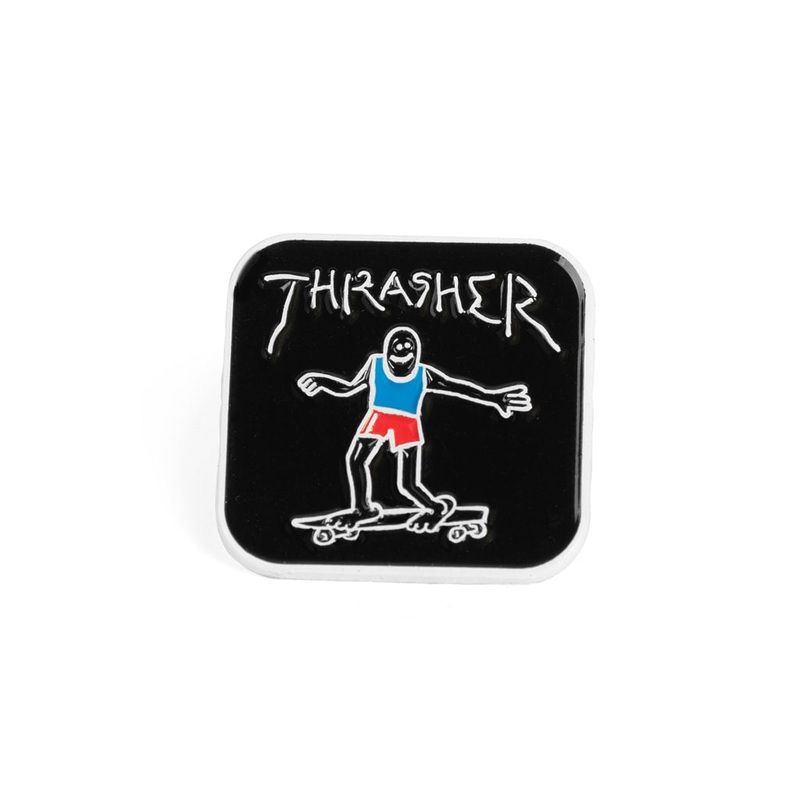 THRASHER GONZ LAPEL PIN