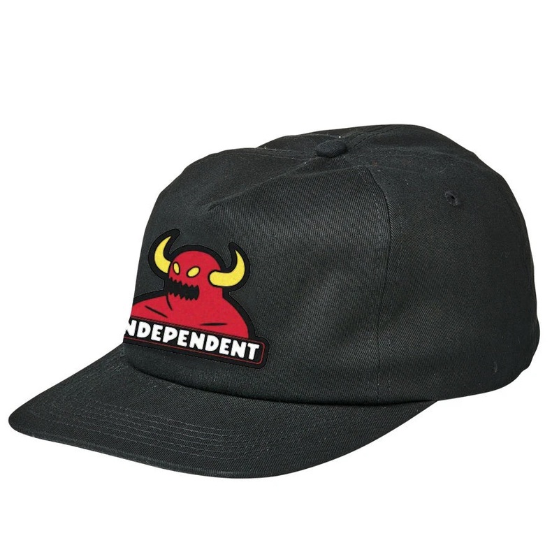 Toy Machine Bar Snapback Unstructured Mid Mens Independent Hat OS Black