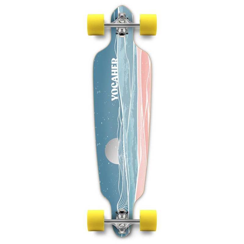 Yocaher Horizon Night 41″ Drop Through Longboard Complete