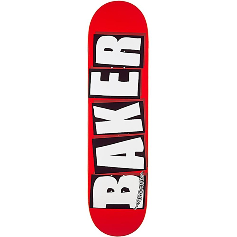 Baker Brand Logo Red/White 8.0″ Skateboard Deck Deck
