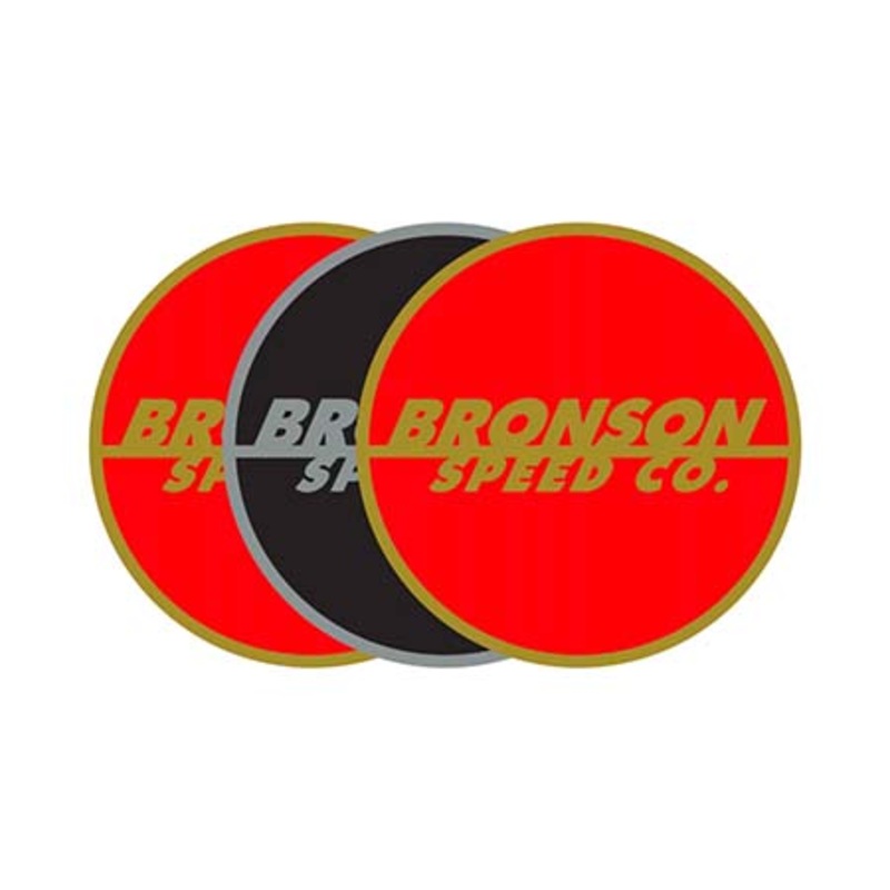 Bronson Speed Co. Spot Logo Flash Sticker Assorted 3 x 3