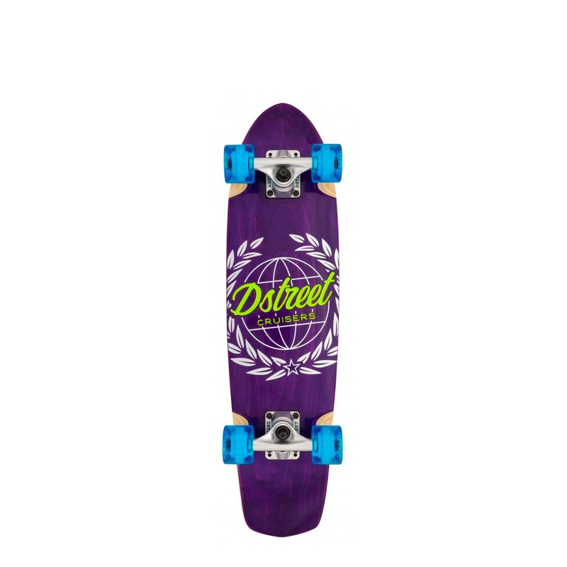 D Street Atlas Cruiser Longboard 28″ – Purple