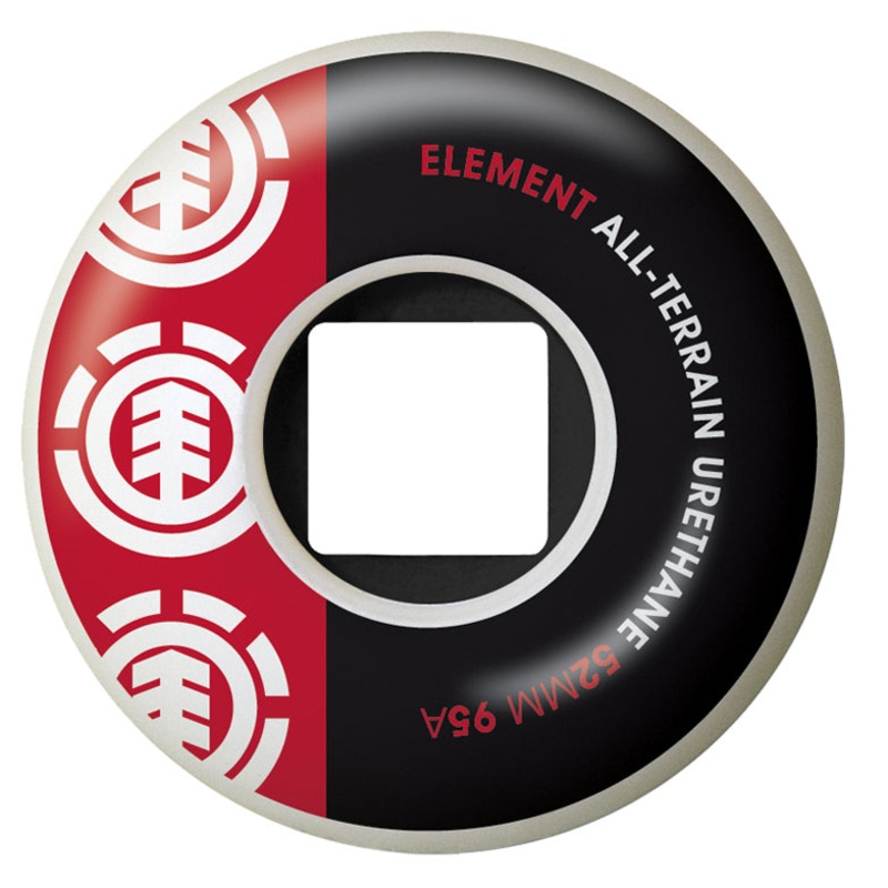 Element – Section Wheels 99a Black / Red 52mm
