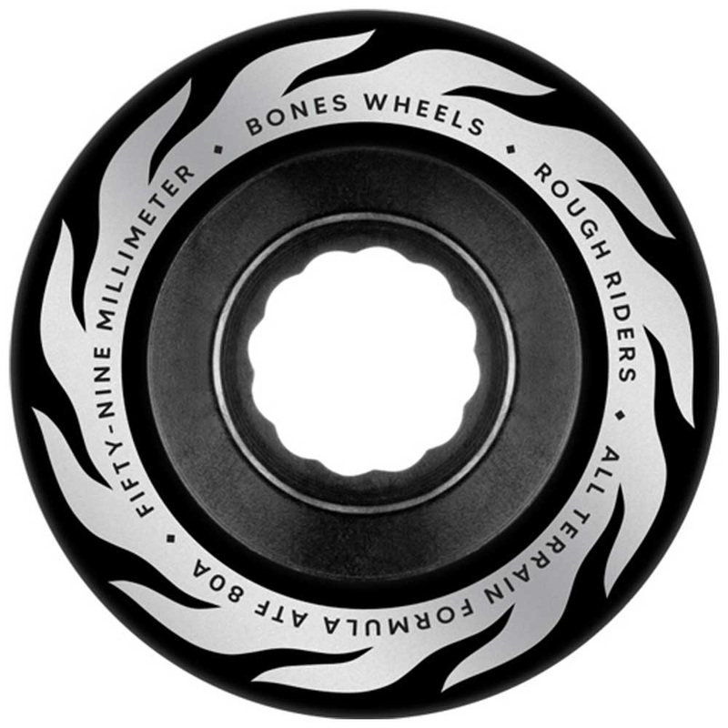 Eternal Flame 59mm80A Black Rough Riders Bones Wheels