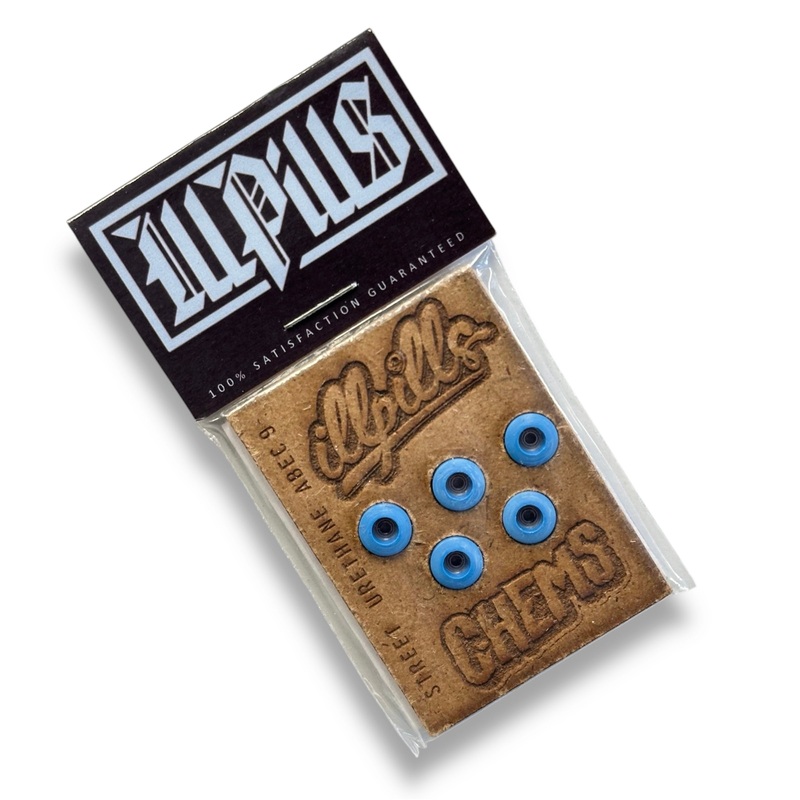ILLPILLS Blue Urethane Fingerboard Wheels (Choose Size) Street
